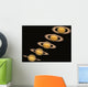 Views Of Saturn Over The Years Wall Mural