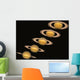 Views Of Saturn Over The Years Wall Mural