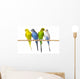 Budgerigar Perch Wall Decal