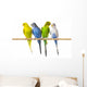Budgerigar Perch Wall Decal