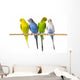 Budgerigar Perch Wall Decal