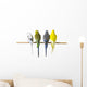 Budgie Bird Posteriors Wall Decal