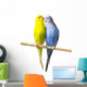 Budgerigar Perch Wall Decal