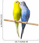 Budgerigar Perch Wall Decal