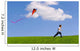 Child Flying A Kite Wall Mural
