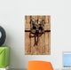 Wooden Doorway Wall Mural