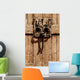 Wooden Doorway Wall Mural