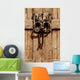 Wooden Doorway Wall Mural