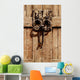Wooden Doorway Wall Mural