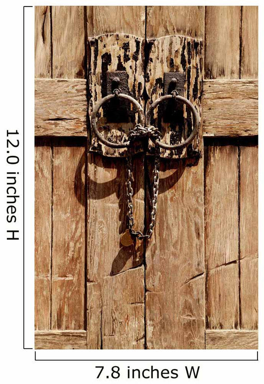 Wooden Doorway Wall Mural