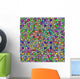 Colorful Stained Glass Pattern Wall Decal