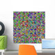 Colorful Stained Glass Pattern Wall Decal