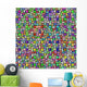 Colorful Stained Glass Pattern Wall Decal