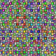 Colorful Stained Glass Pattern Wall Decal