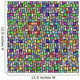 Colorful Stained Glass Pattern Wall Decal