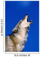 Howling Coyote Wall Mural
