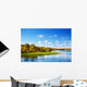 Autumn Lake North Mountain Wall Decal Design 2