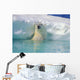 Polar Bear In Water Wall Mural