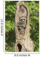 Baby Racoon's In Hollow Tree Wall Mural