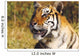 Tiger Head Shot Wall Mural