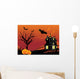Halloween Illustration Wall Mural