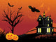 halloween background, illustration Wall Mural