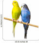 Budgerigar Perch Wall Decal