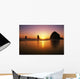 Sunset At Cannon Beach Wall Mural