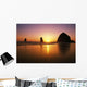 Sunset At Cannon Beach Wall Mural
