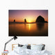 Sunset At Cannon Beach Wall Mural
