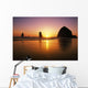 Sunset At Cannon Beach Wall Mural