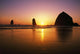 Sunset At Cannon Beach Wall Mural