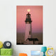 Full Moon Over Yaquina Head Light Wall Mural