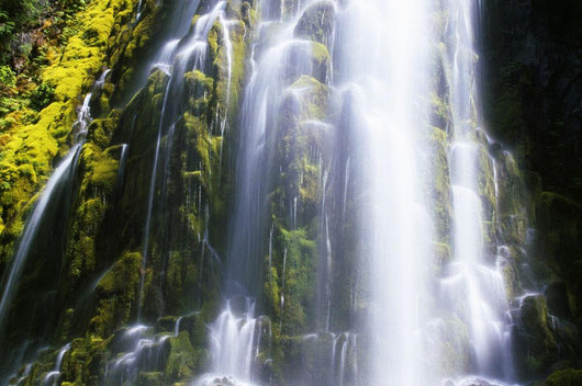 Falls With Blur Motion Wall Mural