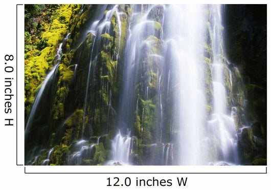 Falls With Blur Motion Wall Mural