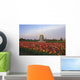 Tulip Field And Windmill Wall Mural