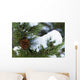 Snow On A Tree Wall Mural
