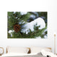 Snow On A Tree Wall Mural