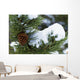 Snow On A Tree Wall Mural