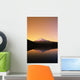 Sunset At Trillium Lake, Mt Hood, Oregon, Usa Wall Mural