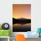 Sunset At Trillium Lake, Mt Hood, Oregon, Usa Wall Mural