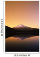 Sunset At Trillium Lake, Mt Hood, Oregon, Usa Wall Mural