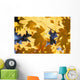 Vine Maples Leaves In Autumn Wall Mural