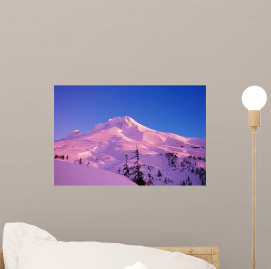 Sunrise On Mt Hood, Oregon, Usa Wall Mural