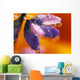 Reflection Of Flower In Dew Drops Wall Mural