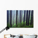 Trees In Fog Wall Mural
