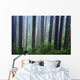 Trees In Fog Wall Mural