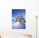Snow-Covered Pine Trees Wall Mural