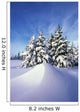Snow-Covered Pine Trees Wall Mural