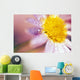 Detail Of Flower Blossom With Dew Drops Wall Mural